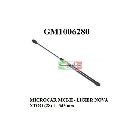 AMMORTIZZATORE PORTELLONE LIGIER - MICROCAR VEDI APPLICAZIONE