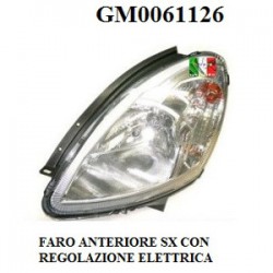 LEFT HEADLIGHT ELECTRICALLY ADJUSTED