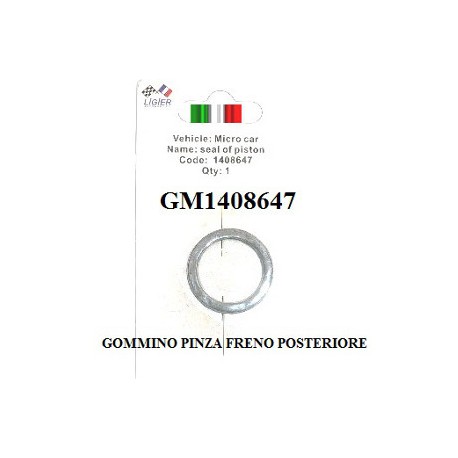 GOMMINO PER PINZA FRENO POSTERIORE