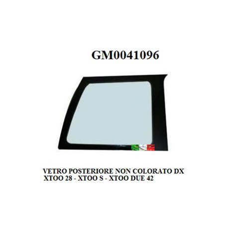 VETRO POSTERIORE DESTRO INCOLORE