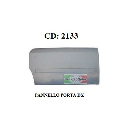 PANNEAU DE PORTE EXTERNE COTE DROIT