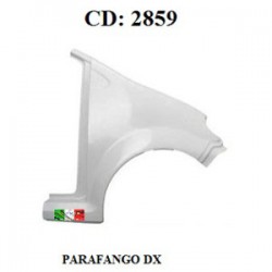 PARAFANGO ANTERIORE DESTRO IN RESINA