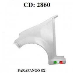 PARAFANGO ANTERIORE SINISTRO IN RESINA