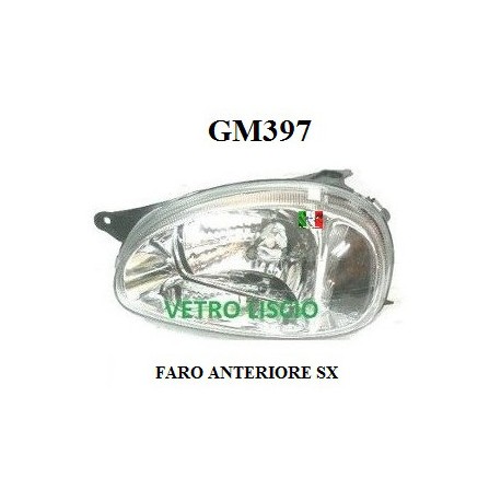 FARO ANTERIORE SINISTRO VETRO LISCIO