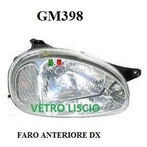6625225 Faro anteriore Destro vetro liscio MICROCAR VIRGO I II CASALINI YDEA 