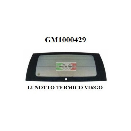 HECKSCHEIBE MIT MICROCAR VIRGO WIDERSTAND 1-2-3