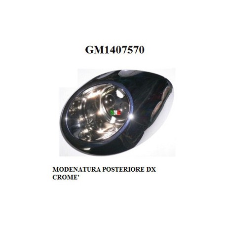 MODANATURA CROMATA FANALE POSTERIORE DESTRO