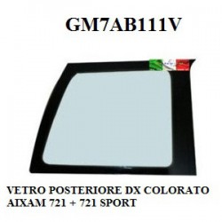 VETRO POSTERIORE DESTRO COLORATO