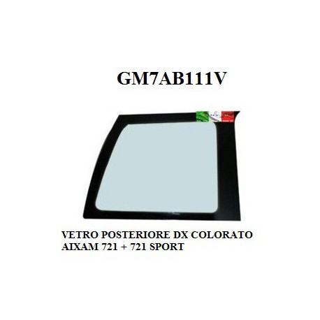 VETRO POSTERIORE SINISTRO INCOLORE