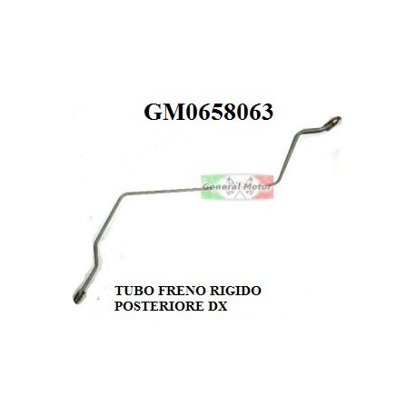TUBO FRENO RIGIDO POSTERIORE DX