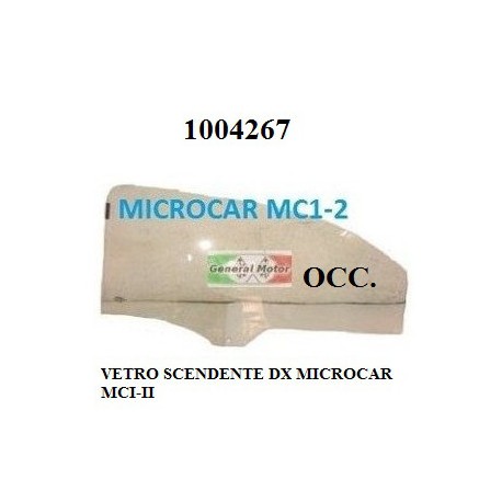 VETRO SCENDENTE DESTRO MC1/MC2