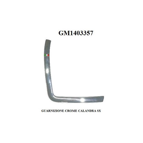GUARNIZIONE CALANDRA CROMATA SINISTRA
