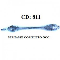 COMPLETE AXLE SHAFT LENGTH 680mm
