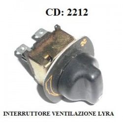 INTERRUTTORE VENTILATORE