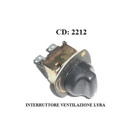 INTERRUTTORE VENTILATORE