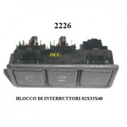 BLOCCO INTERRUTTORI