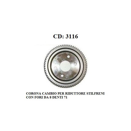 CORONA RIDUTTORE STILFRENI 71 DENTI