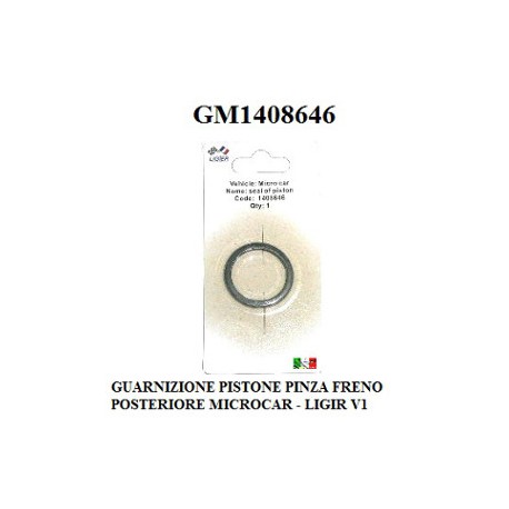 GUARNIZIONE PINZA FRENO POSTERIORE