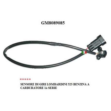 LOMBARDINI 523 CARBURADOR 1STSERIES SENSOR DE REVOLUCIONES