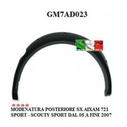 MOLDURA TRASERA IZQUIERDA AIXAM 721 SPORT SCOUTY SPORT DEL 05 AL FINAL 2007