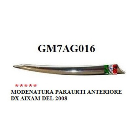 MODANATURA CROMATA DESTRA