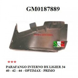 GUARDABARROS INTERNO DERECHO LIGIER: XTOO 34-40-42-44- OPTIMAX - PRIMO