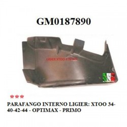 GUARDABARROS INTERIOR IZQUIERDO LIGIER: XTOO 34-40-42-44 OPTIMAX - PRIMERA