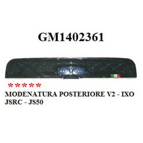 MODANATURA PARAURTI POSTERIORE
