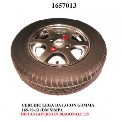 CERCHIO CON GOMMA 165.70.13