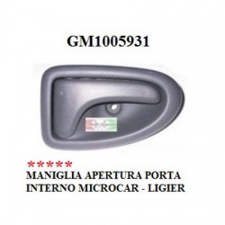 MANIGLIA INTERNA DESTRA CARBONE
