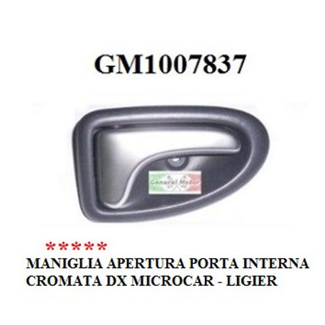 MANIGLIA INTERNA DESTRA CROME