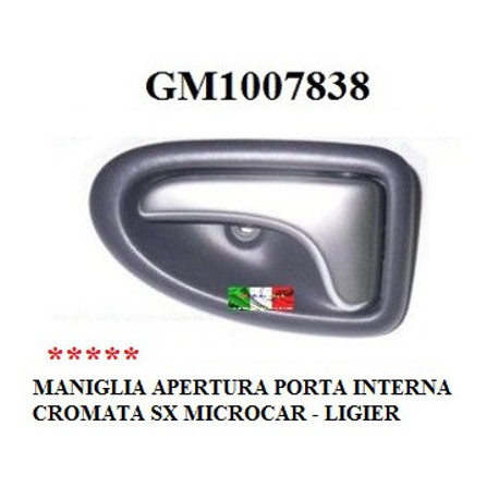 MANIGLIA INTERNA SINISTRA CROME