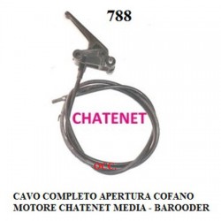 CABLE DE APERTURA DE CAPOTA DELANTERA MEDIA CHATENET - BAROODER