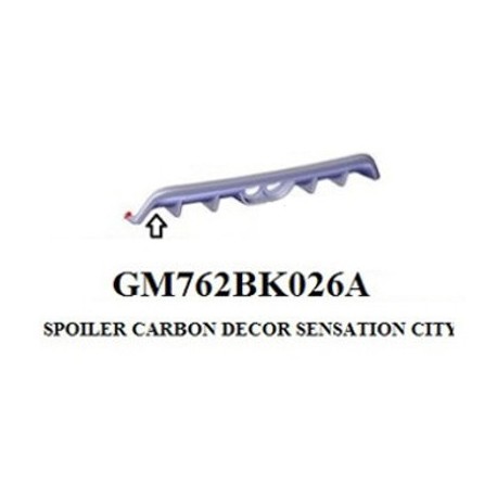 SPOILER PARACHOQUES TRASERO CARBONO DECOR