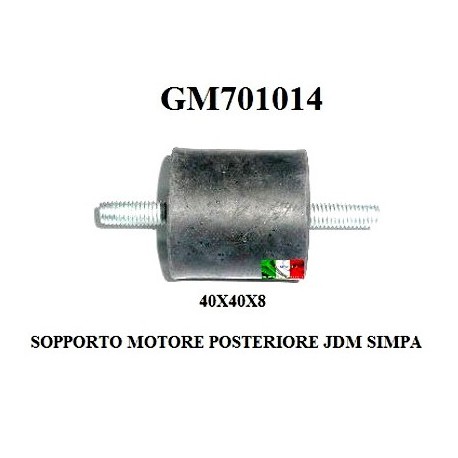 SUPPORT DE MOTEUR ARRIÈRE EN CAOUTCHOUC