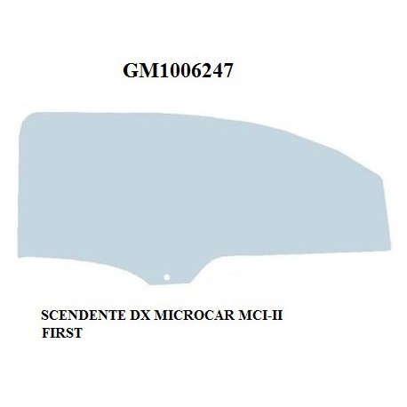 VITRE PORTE DROIT
