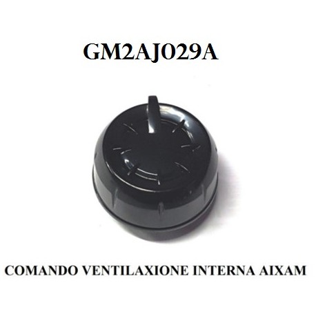 POMO NEGRO DE CONTROL INTERNO DEL VENTILADOR