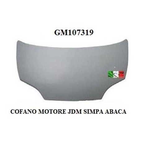 COFANO MOTORE IN RESINA
