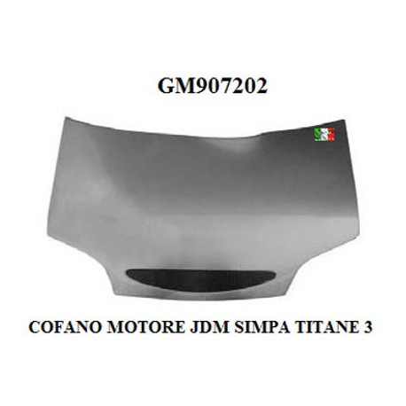 CAPOT MOTEUR EN RÉSINE