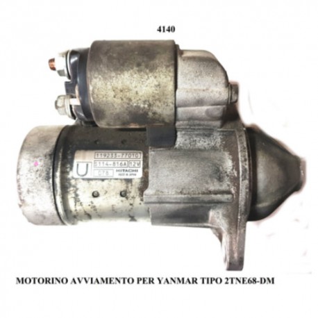 MOTORINO AVVIAMENTO PER YANMAR 2TNE68-DM