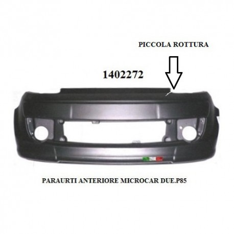 PARAURTI ANTERIORE MICROCAR DUE P85