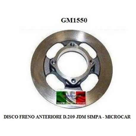 DISQUE DE FREIN D. 209