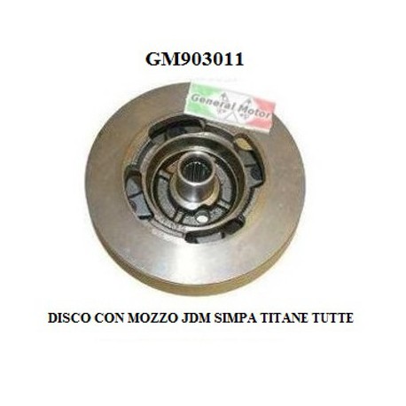 DISQUE FREIN ANTÉRIEUR D.172 + MOYEU