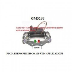 PINZA FRENO A T PER DISCO D.209