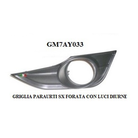 LEFT PERFORATED BUMPER GRILLE