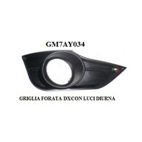 RIGHT PERFORATED BUMPER GRILLE