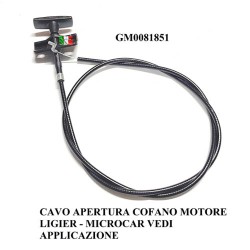 CAVO APERTURA COFANO MICROCAR - LIGIER