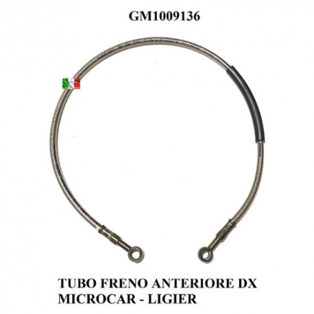 TUBO FRENO ANTERIORE DESTRO  L.72 cm.