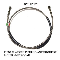 TUBO FRENO ANTERIORE SINISTRO  L.141 cm.