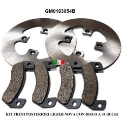KIT DISCHI FRENO 4 FORI + PASTIGLIE FRENO